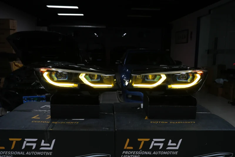 Double L design Custom LCI LED Headlights for BMW G20/G28(19-22 YR ) 3-Series - Image 4