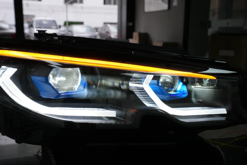 Double L design Custom LCI LED Headlights for BMW G20/G28(19-22 YR ) 3-Series